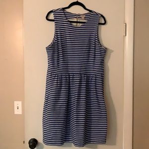 J Crew Factory Striped Daybreak Dress